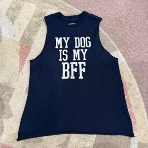 Dog is My BFF Cutoff Tank